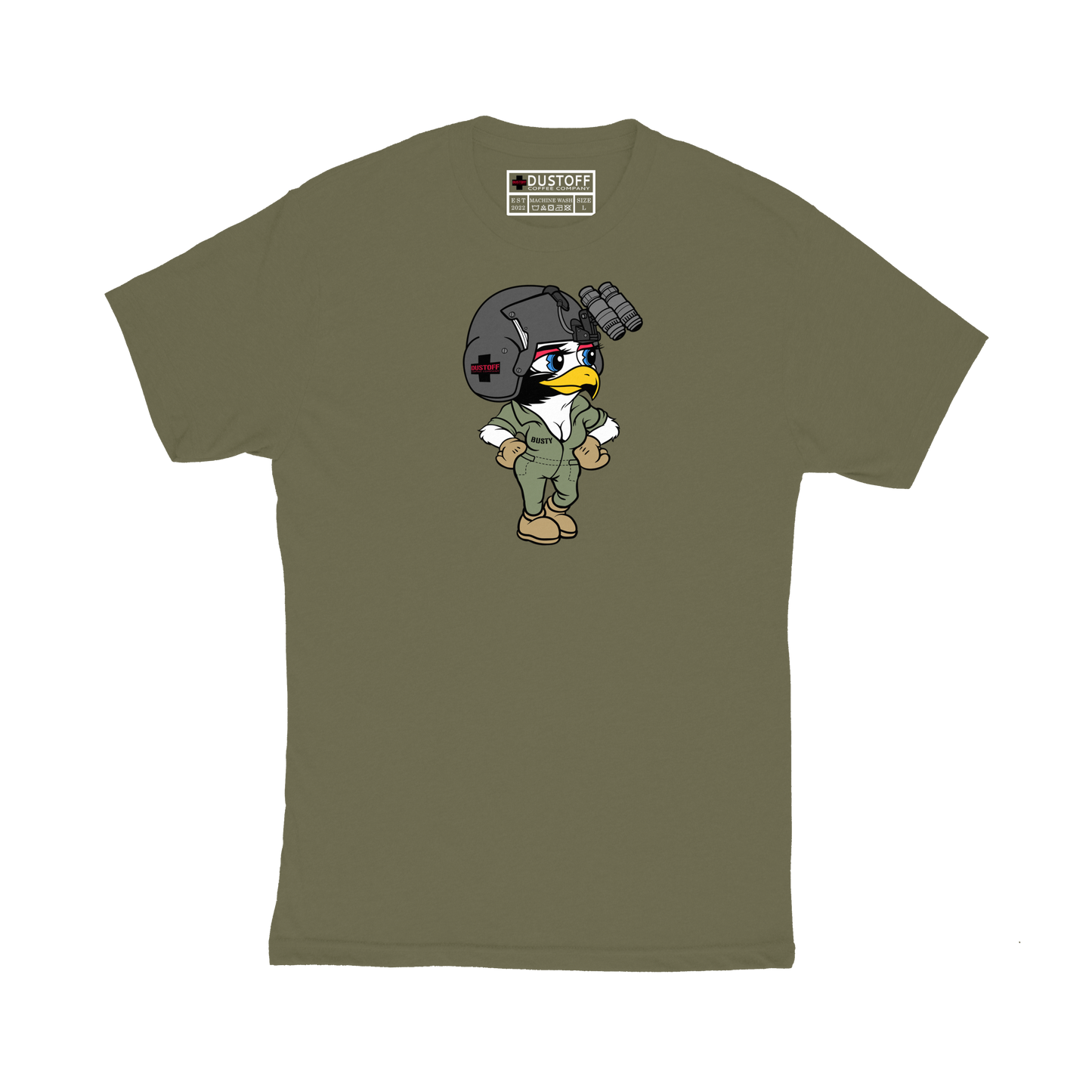 DUSTOFF "Busty" Solo T-Shirt - DUSTOFF Coffee Company