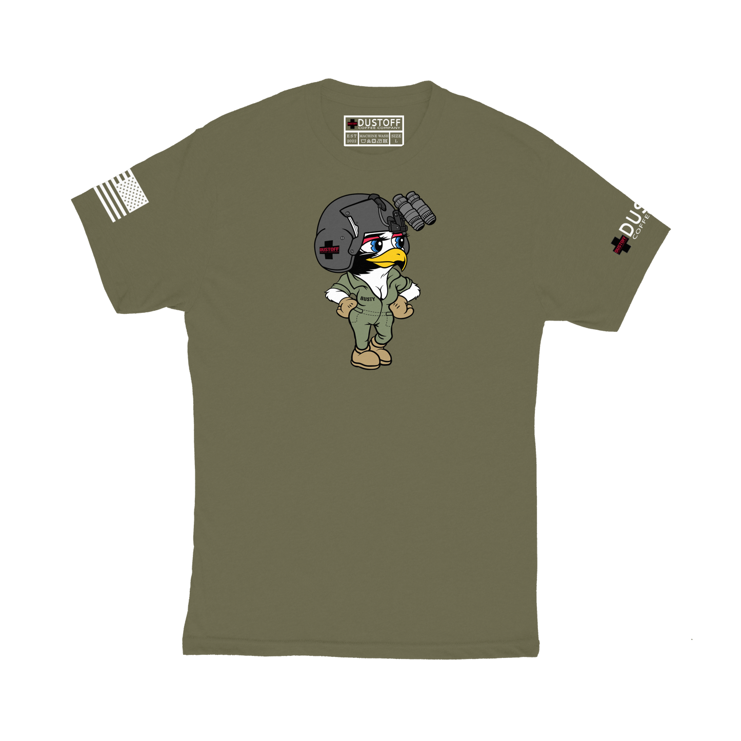 DUSTOFF "Busty" Solo T-Shirt - DUSTOFF Coffee Company