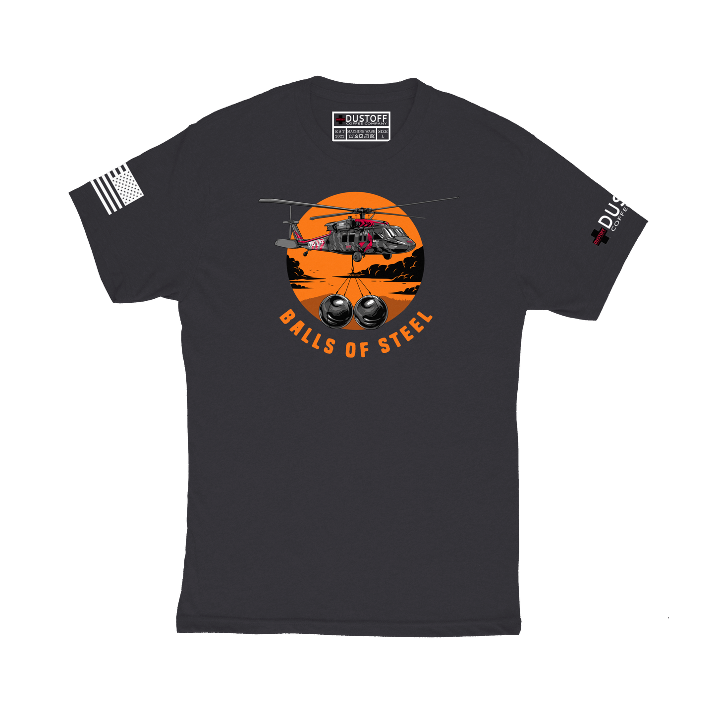 Balls of Steel T-Shirt - DUSTOFF Coffee Company