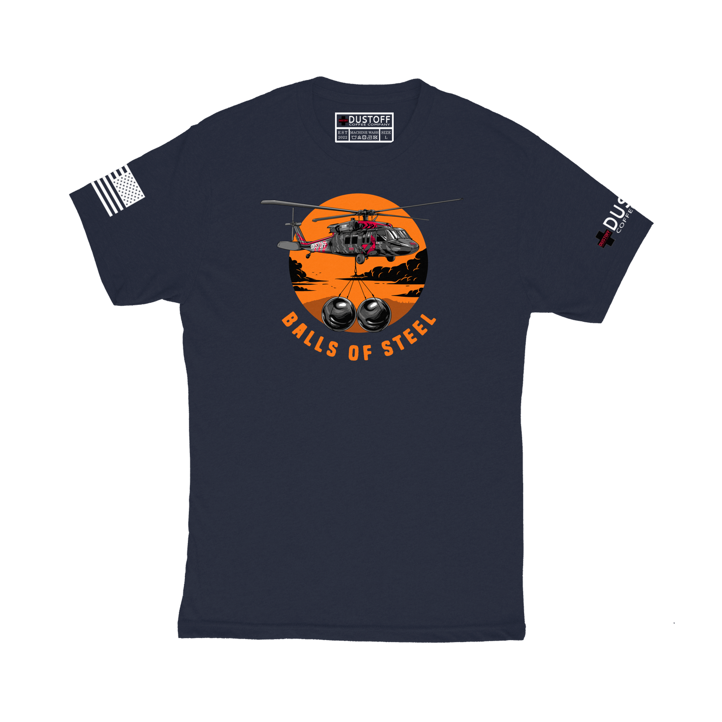 Balls of Steel T-Shirt - DUSTOFF Coffee Company