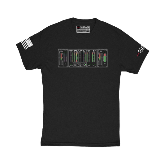 CDU / PDU T-Shirt (UH-60 Blackhawk - Schematic Series) - DUSTOFF Coffee Company