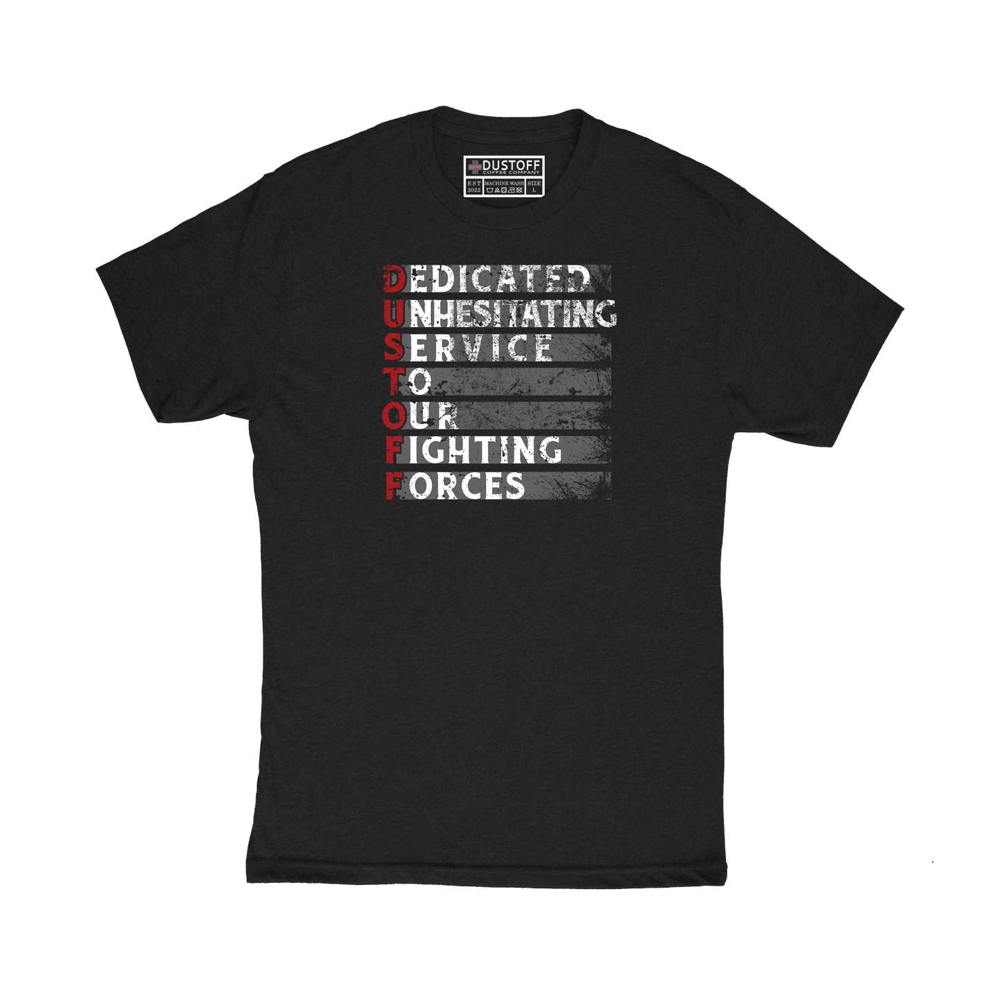 DUSTOFF Acronym T-Shirt - DUSTOFF Coffee Company