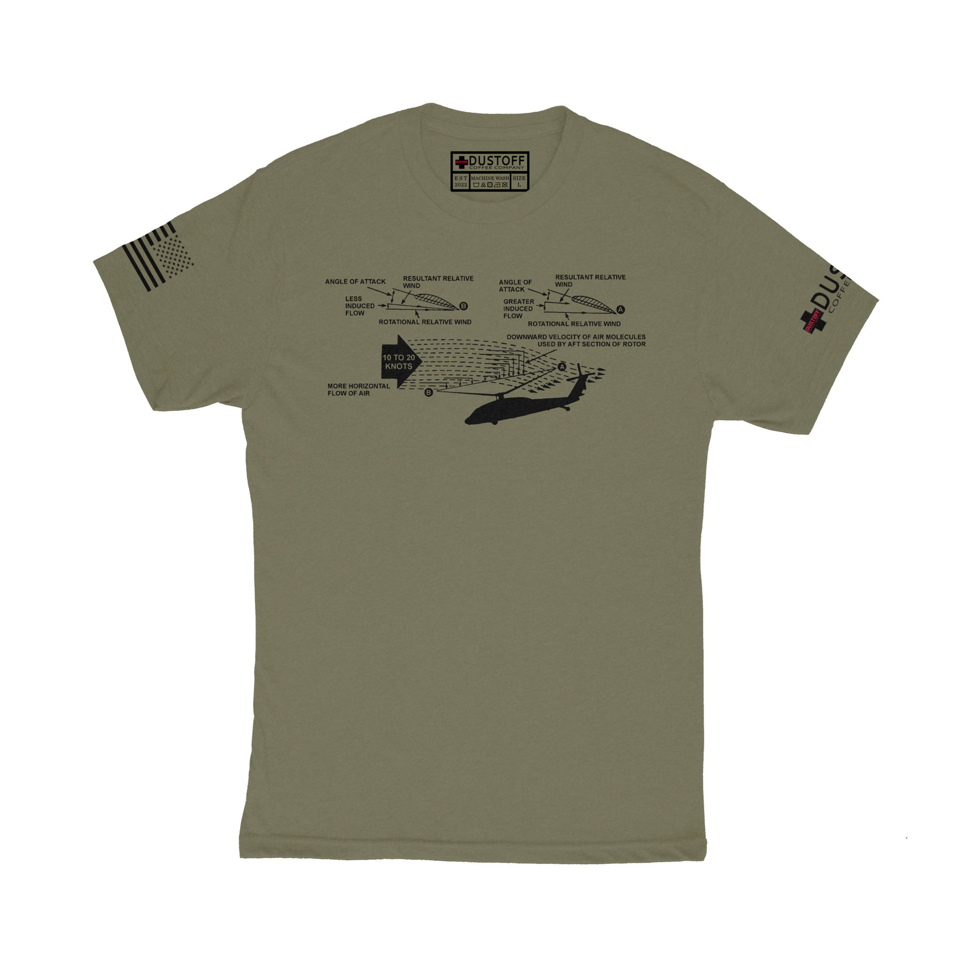 Forward Flight T-Shirt - DUSTOFF Coffee Company