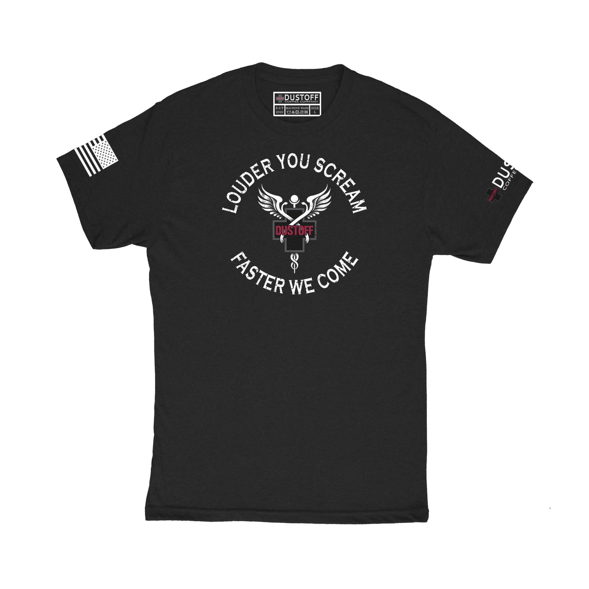 LOUDER YOU SCREAM, FASTER WE COME T-SHIRT