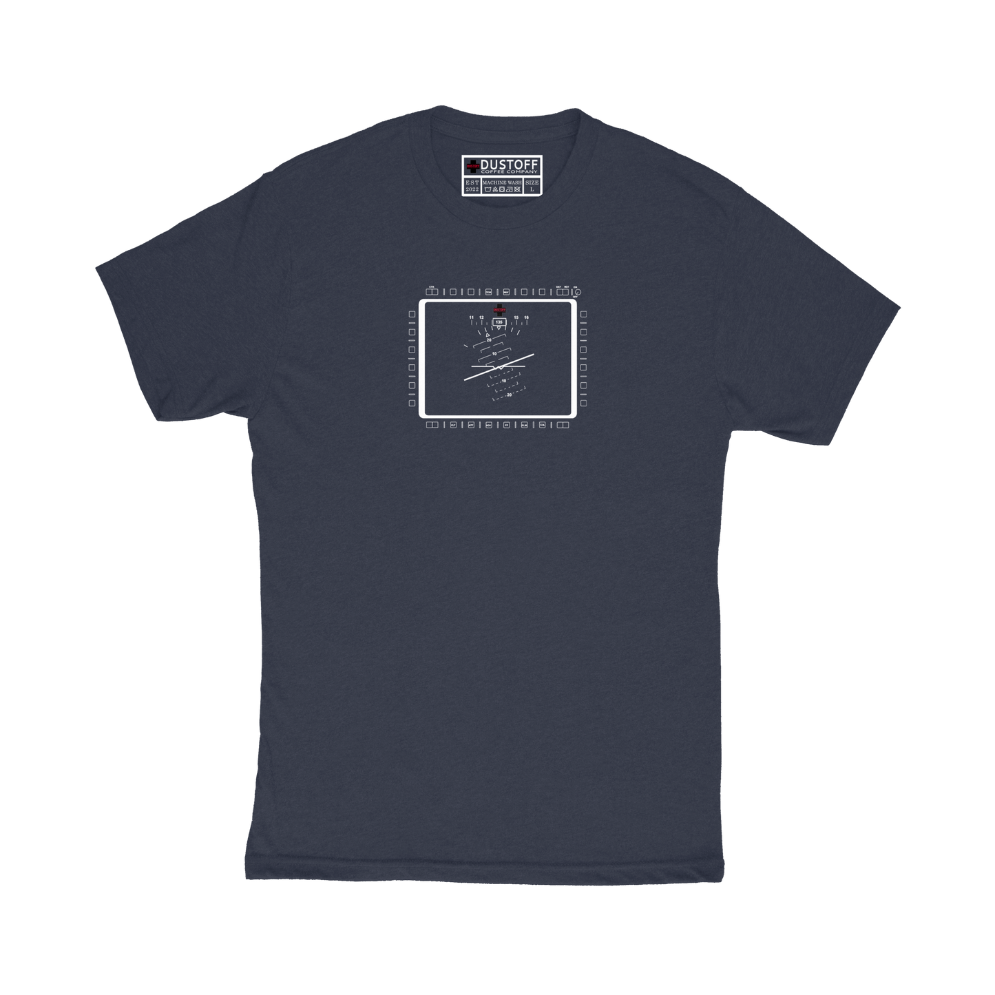 MFD (Artificial Horizon) T-Shirt (UH-60 Blackhawk - Schematic Series) - DUSTOFF Coffee Company