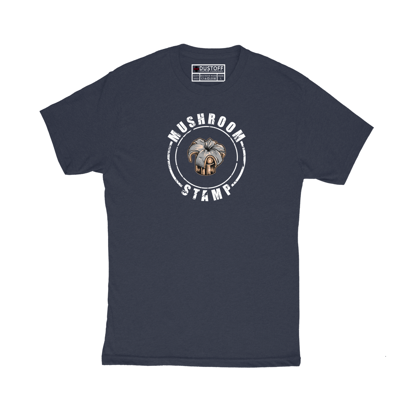 Mushroom Stamp T-Shirt - DUSTOFF Coffee Company