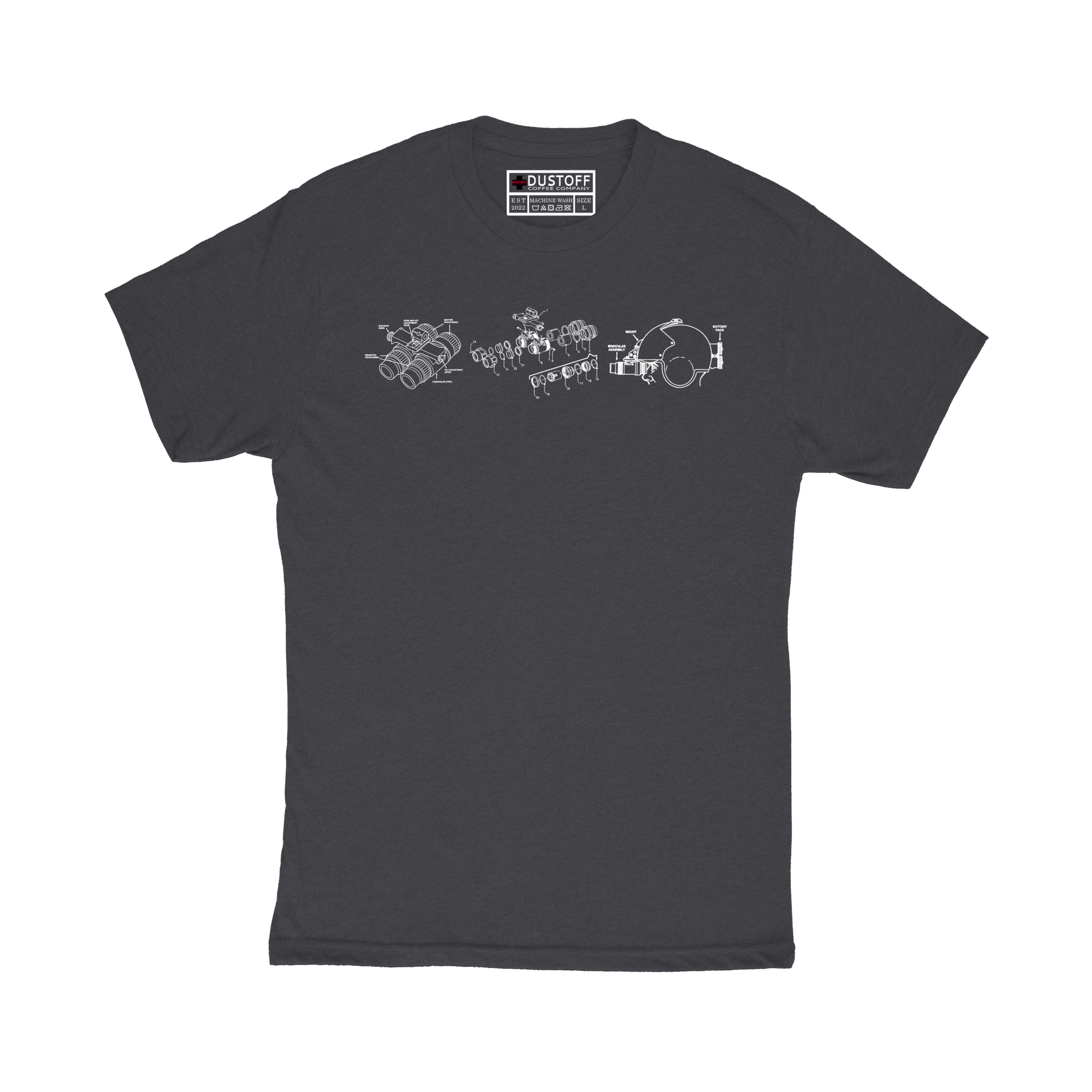 Aviation Night Vision System (ANVIS) T-Shirt - DUSTOFF Coffee Company