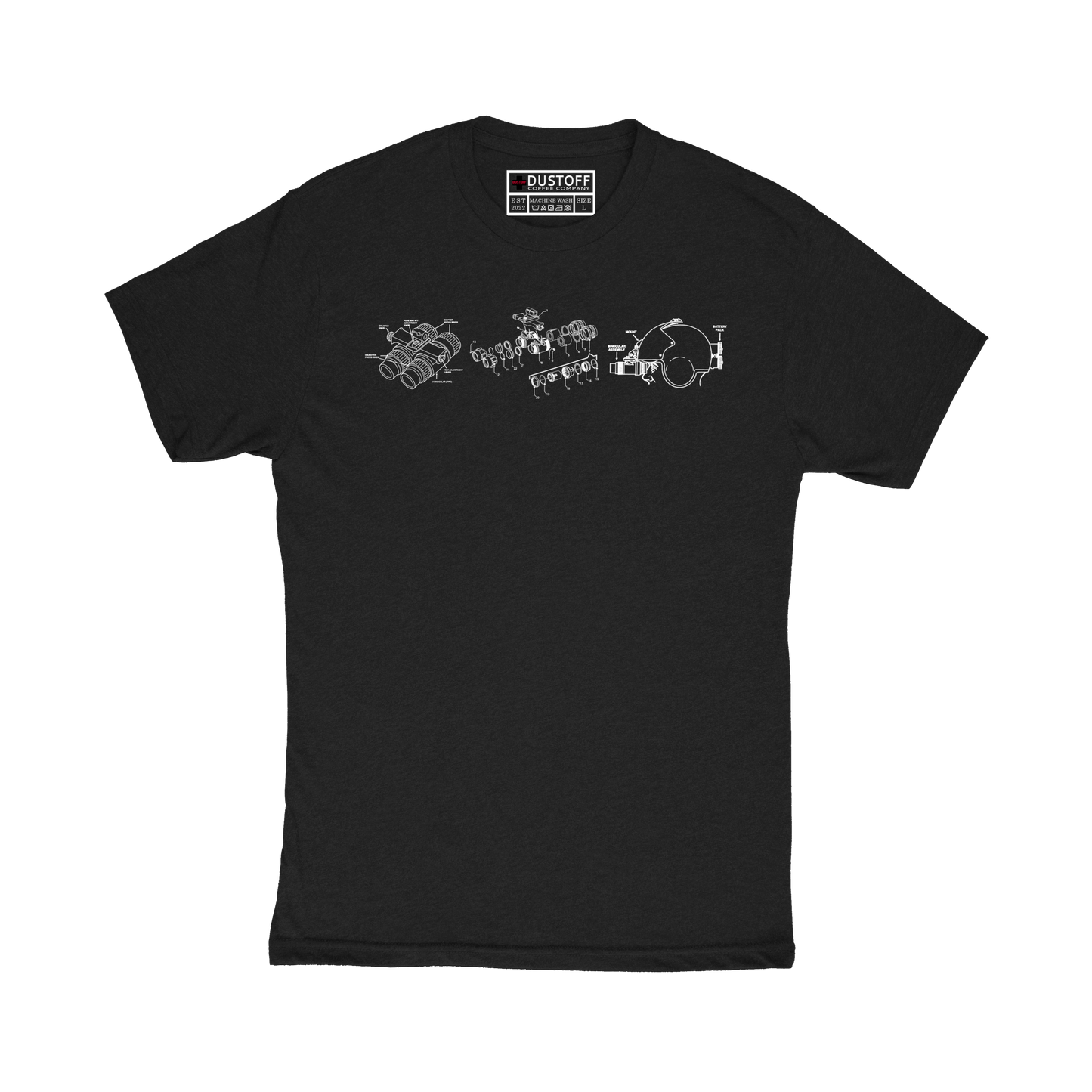 Aviation Night Vision System (ANVIS) T-Shirt - DUSTOFF Coffee Company