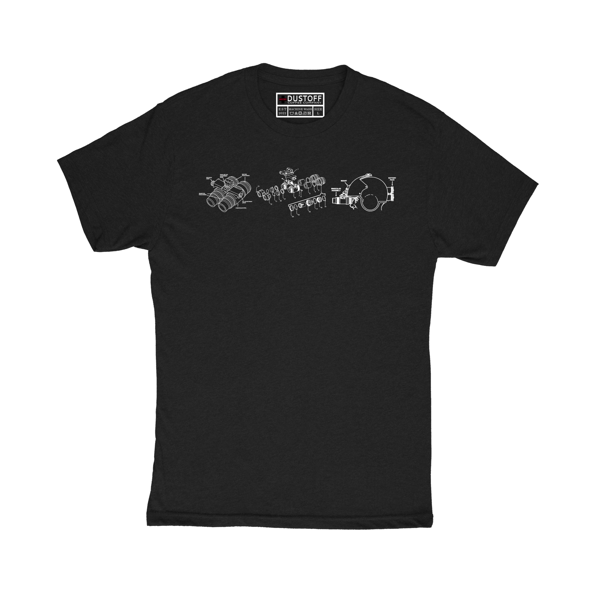 Aviation Night Vision System (ANVIS) T-Shirt - DUSTOFF Coffee Company