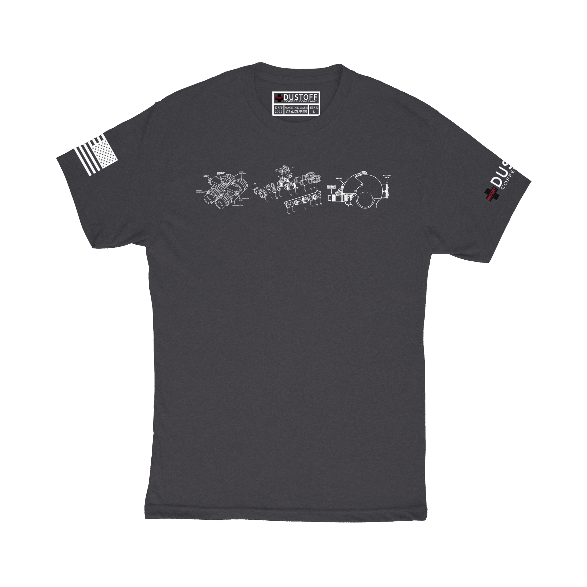 Aviation Night Vision System (ANVIS) T-Shirt - DUSTOFF Coffee Company