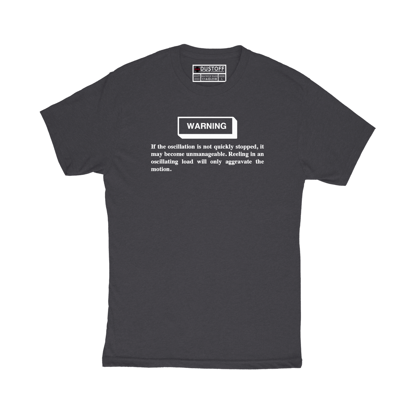 Oscillating Load Warning T-Shirt (UH-60 Blackhawk - Schematic Series) - DUSTOFF Coffee Company