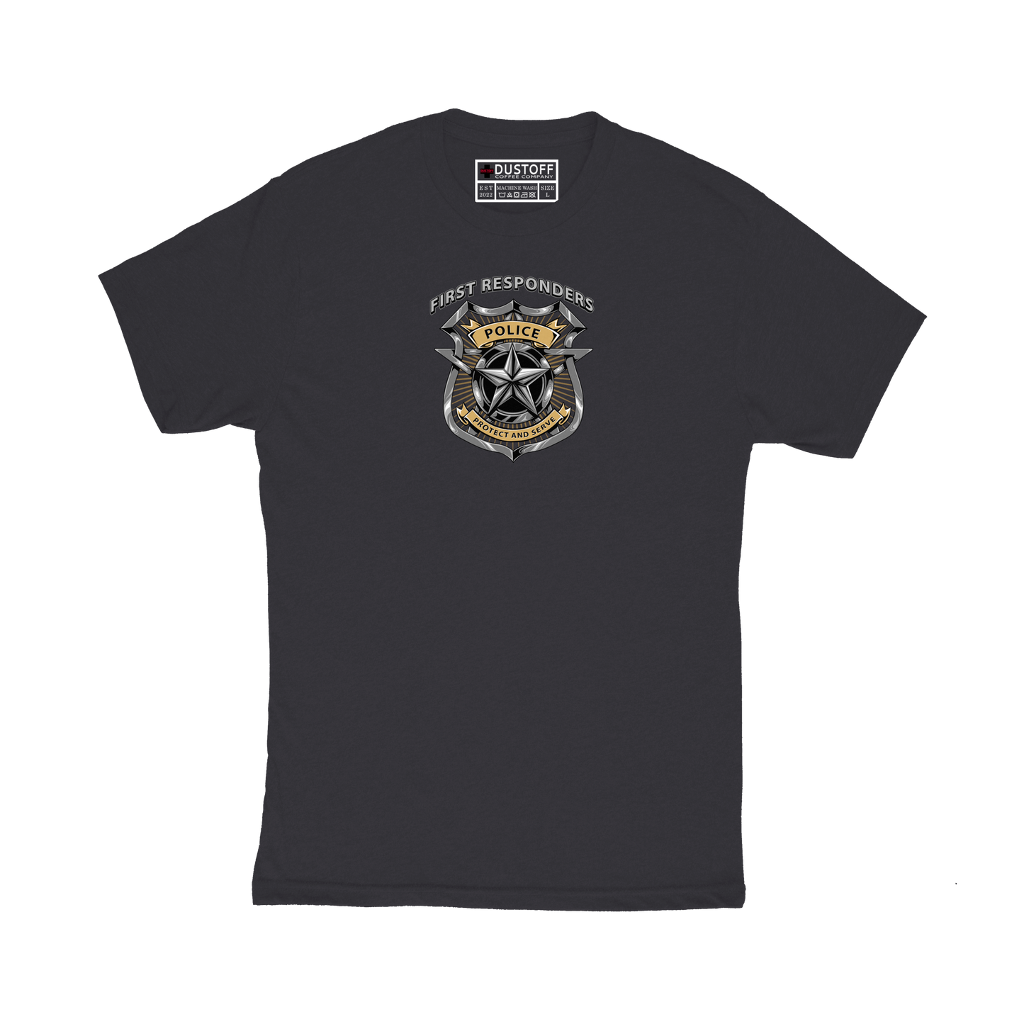 Police First Responders T-shirt - DUSTOFF Coffee Company