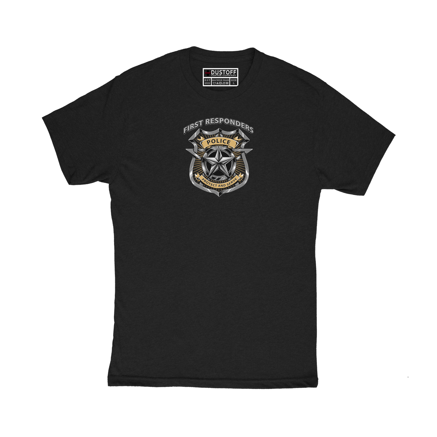 Police First Responders T-shirt - DUSTOFF Coffee Company