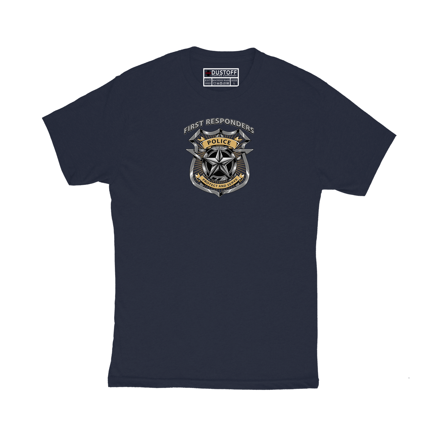 Police First Responders T-shirt - DUSTOFF Coffee Company