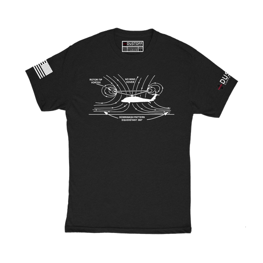 Rotor Downwash T-Shirt - DUSTOFF Coffee Company