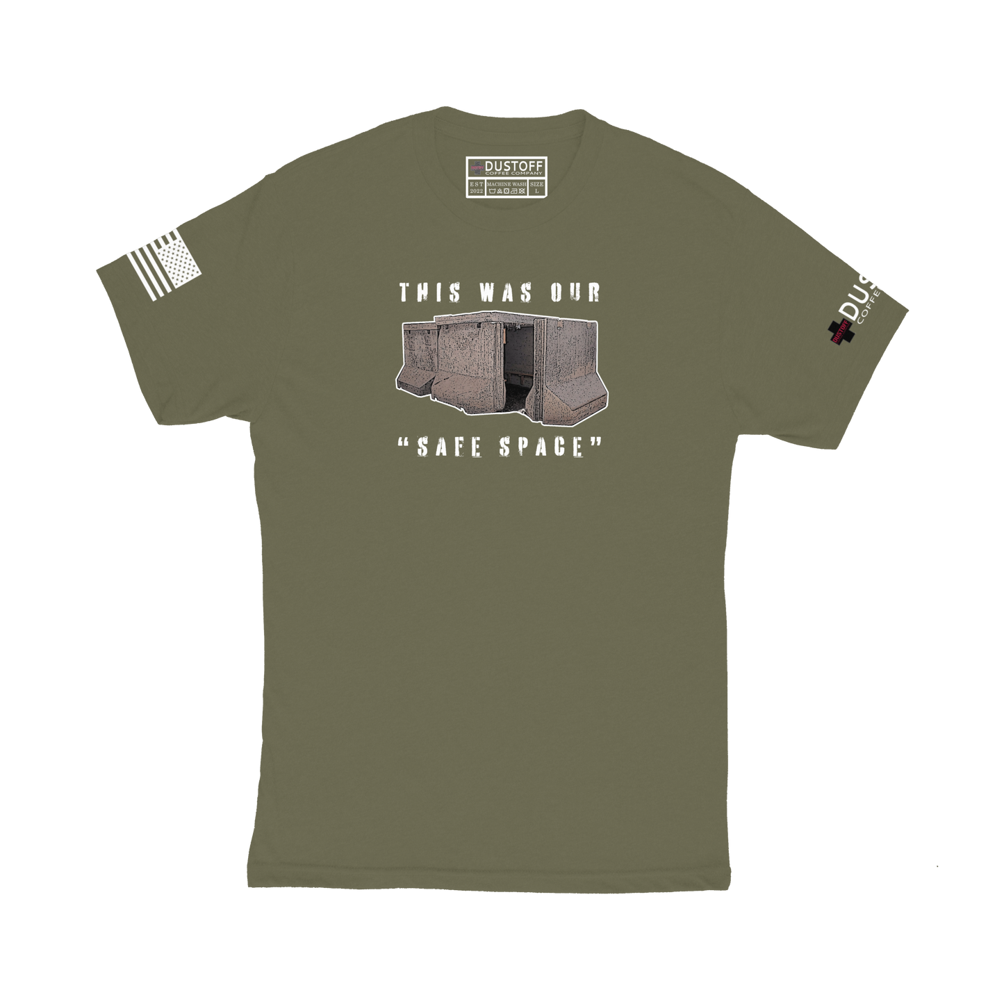 Safe Space Bunker T-Shirt - DUSTOFF Coffee Company