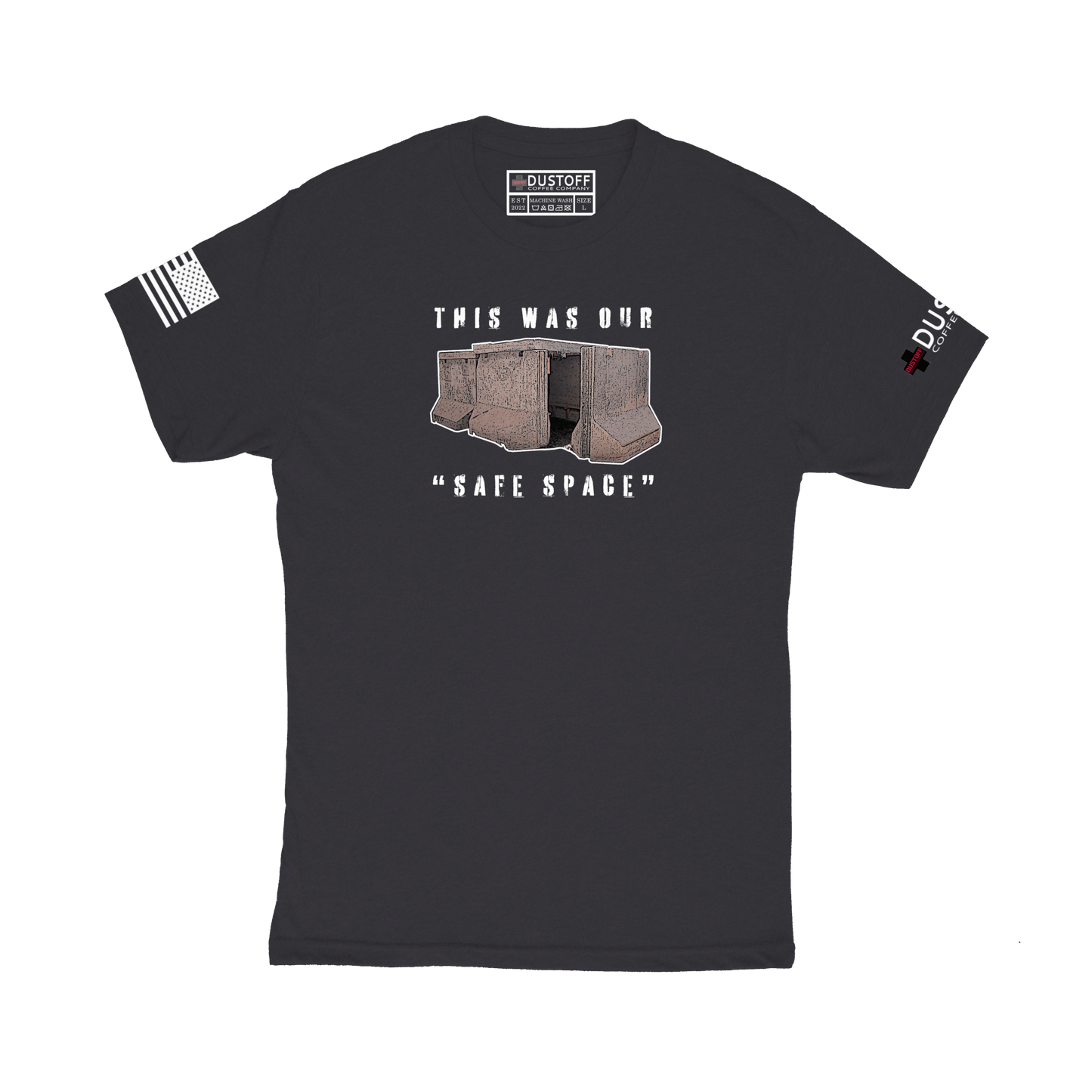 Safe Space Bunker T-Shirt - DUSTOFF Coffee Company