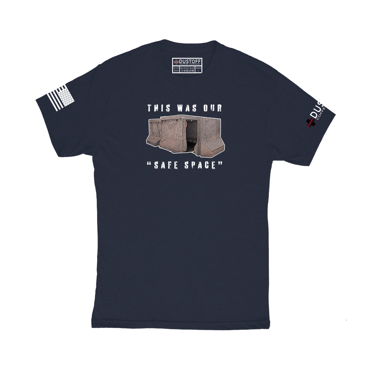 Safe Space Bunker T-Shirt - DUSTOFF Coffee Company
