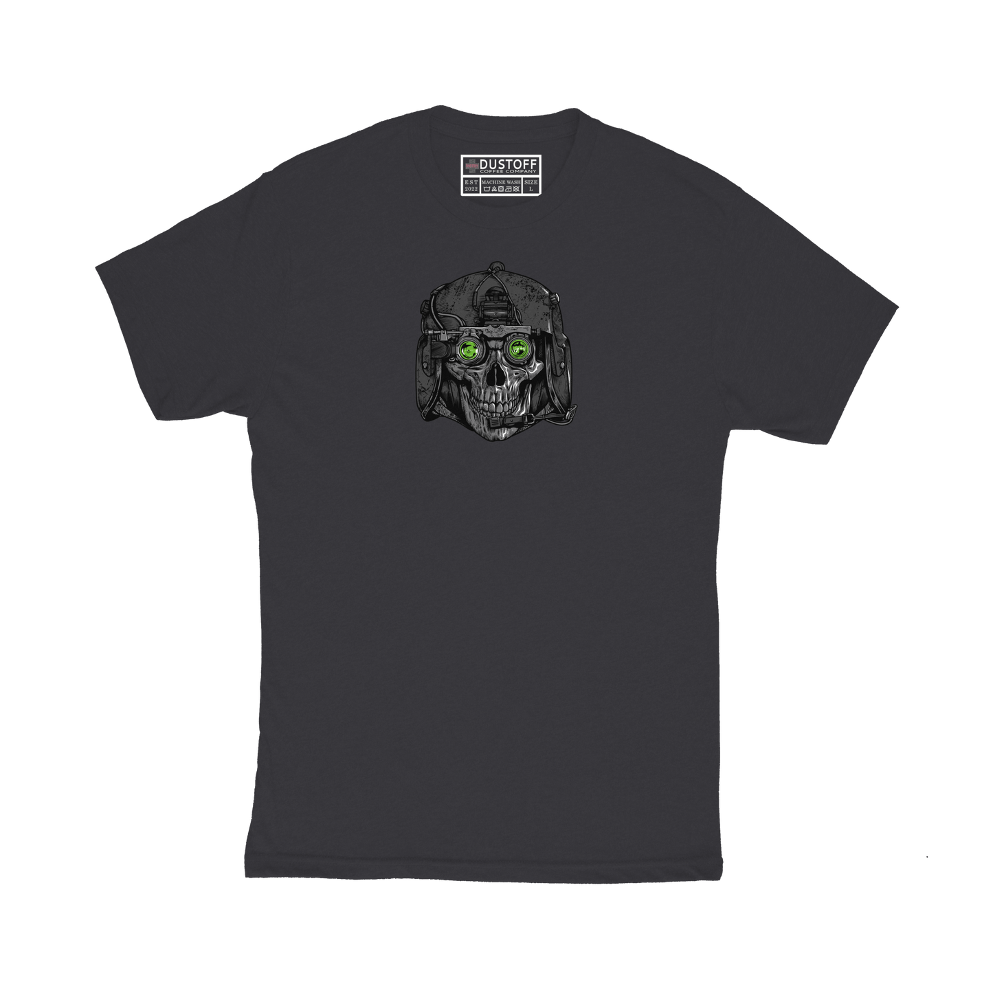 Aircrew Skull T-Shirt - DUSTOFF Coffee Company