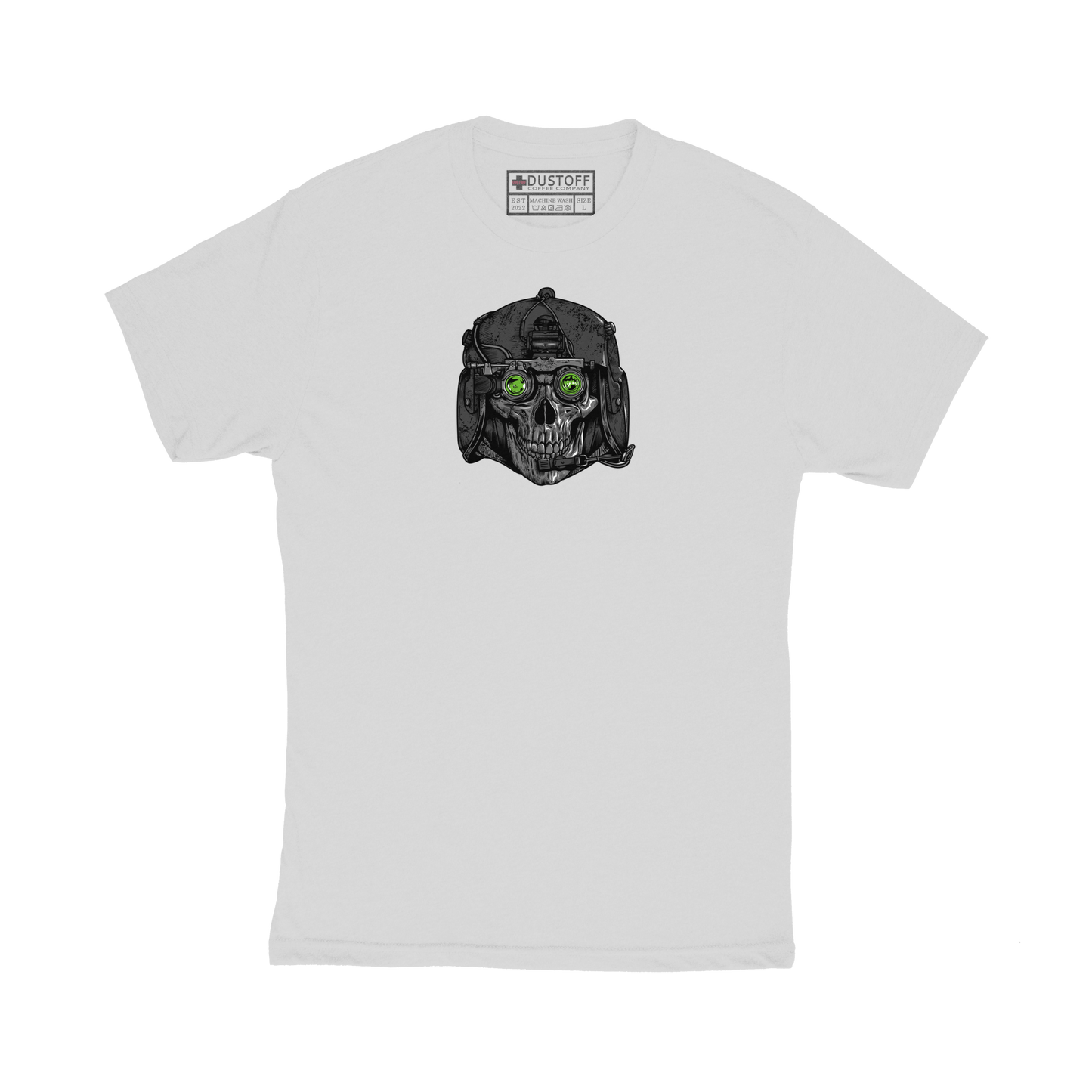 Aircrew Skull T-Shirt - DUSTOFF Coffee Company