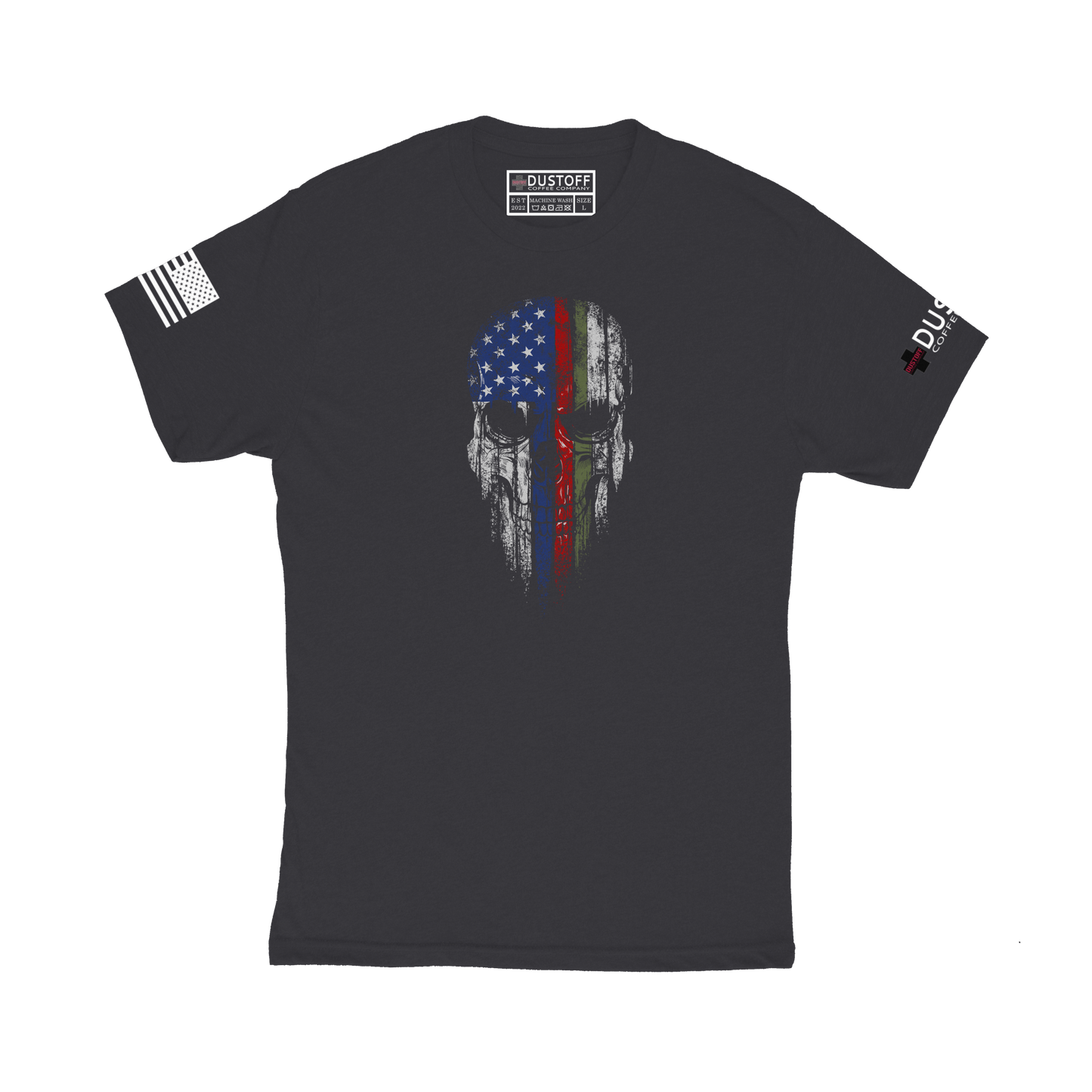 Skull Flag T-Shirt - DUSTOFF Coffee Company