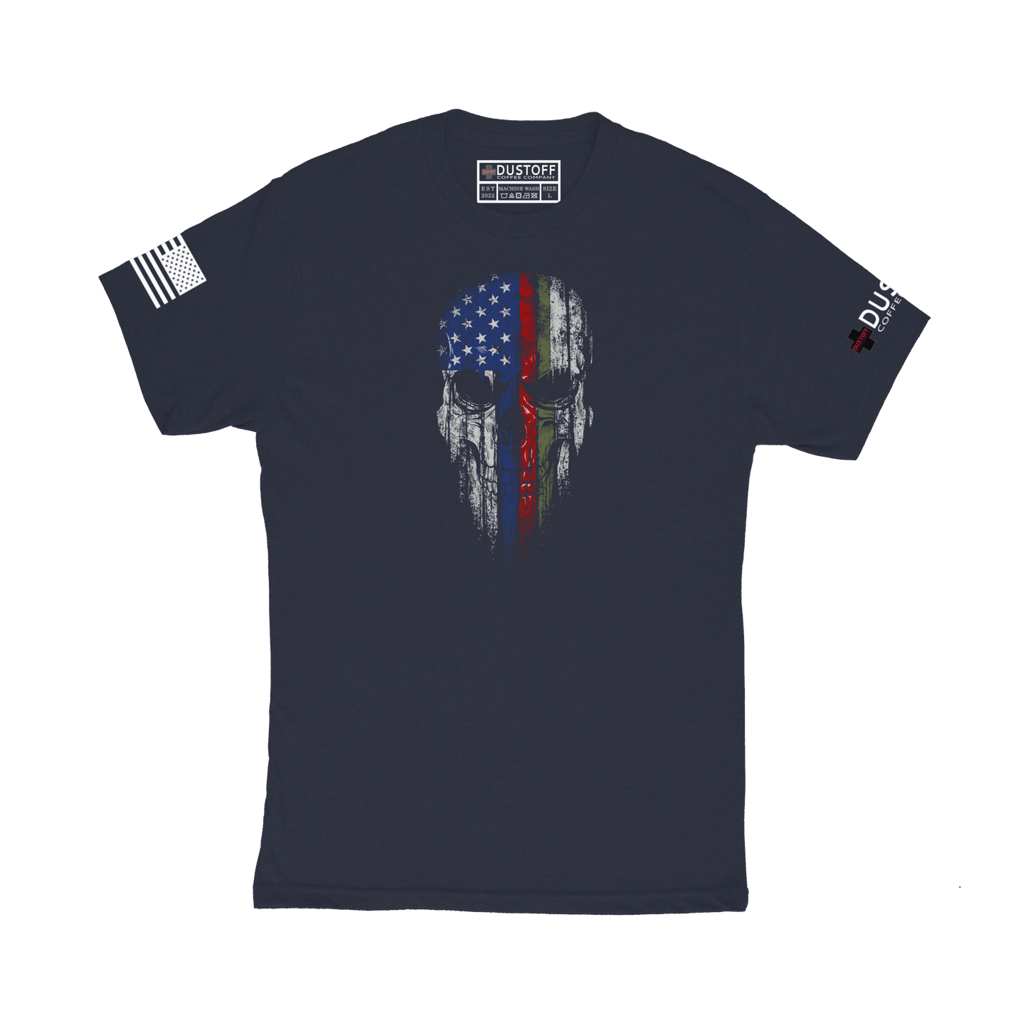 Skull Flag T-Shirt - DUSTOFF Coffee Company
