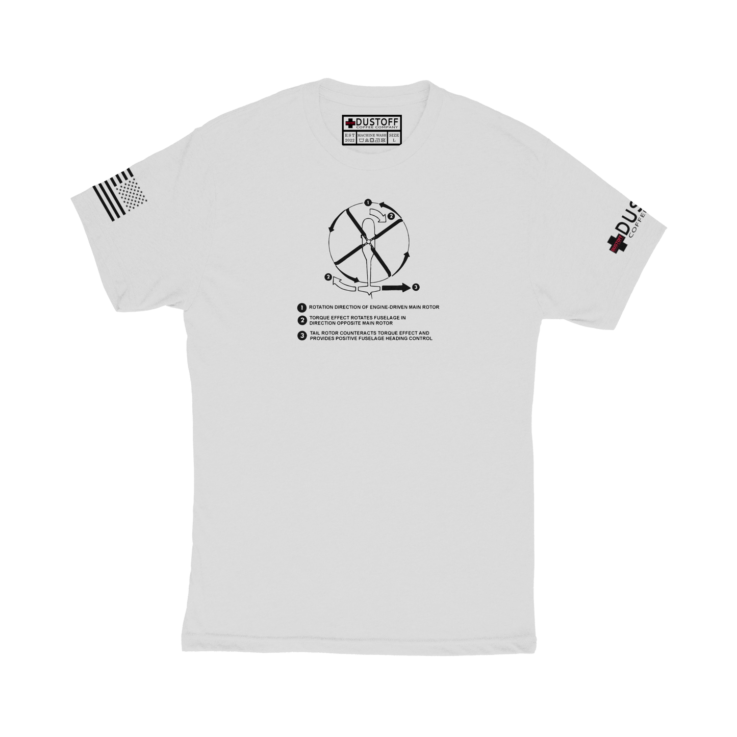 Torque & Anti-Torque T-Shirt - DUSTOFF Coffee Company